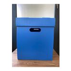 İzge KLASÖR ARŞİVLEME DOSYASI KAPAKLI MAVİ 41 X 29 X 35 50Lİ PAKET (PP)