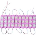İzipec Camlı Parmak LED Lamba Pembe 12 V Su Geçirmez 10'lu 3m Bantlı Kesilebilir