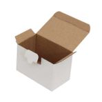 İzivo Beyaz 12x7x8 cm 100 Adet Kilitli Kargo Kutusu