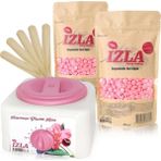 Izla Sir Ağda Makine + Pudralı Soyulabilen Boncuk Ağda 2'li + Spatula Seti