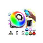 İZLEK Bluetooth Hoparlör Akıllı Rgb Ledli Ampul Müzikli Lamba Ses Bombası Led Music Bulb/app