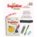 İzli Sayıcıklar Kitabı Oluklu( 1 Adet Sihirli Uçan Kalem- Tutma Aparatı, 5 Adet Kalem İçi)