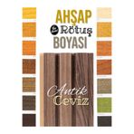 izmir bit pazarı Ahşap Rötuş Boyası - 25ml , Fırçalı Cam şişede