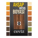 izmir bit pazarı Ahşap Rötuş Boyası - Ceviz 25ml , Fırçalı Cam Şişede Mobilya Masa Sandalye Sehpa Çizik Onarıcı