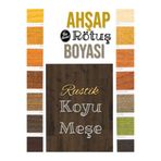 izmir bit pazarı Ahşap Rötuş Boyası - Rustik Meşe - 25ml , Fırçalı Cam Şişede Mobilya Masa Sehpa Çizik Onarıcı