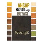 izmir bit pazarı Ahşap Rötuş Boyası - WENGE - 25ml , Fırçalı Cam Şişede Mobilya Masa Sandalye Sehpa Çizik Onarıcı
