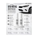 izmir bit pazarı NISSAN QBE Sedefli Beyaz Qashqai, X-Trail, Juke uyumlu Oto Rötüş Boyası 25+25 ml Çift Şişe