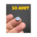 izmir Bitpazarı 50 adet Magnet & Maket & Hobi işleri Için Mıknatıs - ( 10mm X 2mm - 1cm çap 2mm kalınlık )