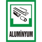 İzmir Serifgari Aluminyum Galvaniz Uyarı Levhası 17,5 x 25 cm