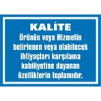 İzmir Serifgari Kalite Ürünün Özelliklerinin Toplamıdır 2.6 mm PVC Uyarı Levhası 25 x 35 cm