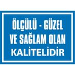 İzmir Serifgari Ölçülü – Güzel Ve Sağlam Olan Kalitelidir Galvaniz Uyarı Levhası 25 x 35 cm