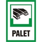 İzmir Serifgari Palet 2.6 mm PVC Uyarı Levhası 25 x 35 cm