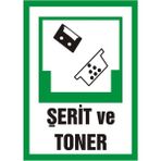 İzmir Serifgari Şerit Ve Toner (Kendinden Yapışkanlı Etiket) 17,5 x 25 cm