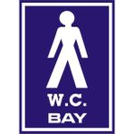 İzmir Serifgari Wc Bay 2.6 mm PVC Uyarı Levhası 17,5 x 25 cm