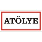İzmir Serigrafi Atölye Galvaniz Uyarı Levhası 17 x 35 cm