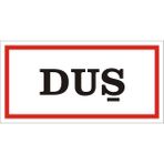 İzmir Serigrafi Duş 2.6 mm PVC Uyarı Levhası 17 x 35 cm