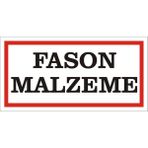 İzmir Serigrafi Fason Malzeme 2.6 mm PVC Uyarı Levhası 17 x 35 cm