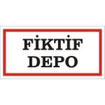 İzmir Serigrafi Fiktif Depo Galvaniz Uyarı Levhası 17 x 35 cm