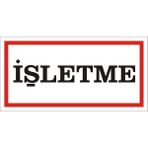 İzmir Serigrafi Işletme 2.6 mm PVC Uyarı Levhası 17 x 35 cm