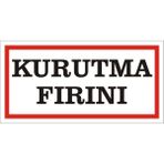 İzmir Serigrafi Kurutma Fırını 2.6 mm PVC Uyarı Levhası 17 x 35 cm