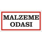İzmir Serigrafi Malzeme Odası 2.6 mm PVC Uyarı Levhası 17 x 35 cm