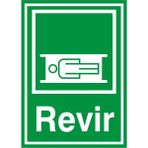 İzmir Serigrafi Revir 2.6 mm PVC Uyarı Levhası 17,5 x 25 cm