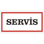 İzmir Serigrafi Servis Galvaniz Uyarı Levhası 17 x 35 cm