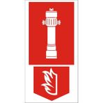 İzmir Serigrafi Yangın Hidratı 2.6 mm PVC Uyarı Levhası 17 x 35 cm