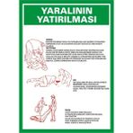 İzmir Serigrafi Yaralının Yatırılması Galvaniz Uyarı Levhası 25 x 35 cm
