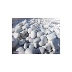 IZMIR STONE DOĞALTAŞ Beyaz Yuvarlama Taş 2-4 cm | 10 kg | Bahçe Peyzaj Taşı | Doğal Dekoratif Taş
