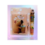 izmir yazici servis Capybara Kilitli Hatıra Defteri 10 Renk Yazabilen Kalem Hediyeli Set 8x11 Cm. 80 Yaprak Çizgli