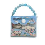 izmir yazici servis Cinnamoroll Çanta Şekilli Mini Not Defteri Simli Pullu Süslü Sulu Boncuklu Ödev Defteri Hediyelik