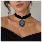 İznik Çini Desenli El Yapımı Vintage Choker