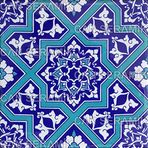 İznik Çini Karo CÇ-12 (20*20 Cm.) 5'li 1 Paket - Can Seramik