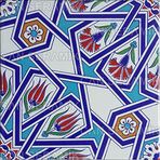 İznik Çini Karo CÇ-17 (20*20 Cm.) 5'li 1 Paket - Can Seramik