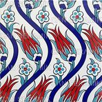 İznik Çini Karo CÇ-20 (20*20 Cm.) 5'li 1 Paket - Can Seramik