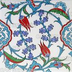 İznik Çini Karo CÇ-5 (20*20 Cm.) 5'li 1 Paket - Can Seramik