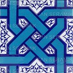 İznik Çini Karo CÇ-6 (20*20 Cm.) 5'li 1 Paket - Can Seramik