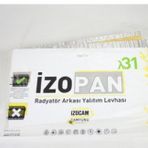 Izocam Petek Arkası Isı Yalıtım Levhası Kalorifer Arkası Levha ( Ode Marka)