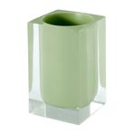 IZOD Marina Dayanıklı Reçine Tezgah Aksesuarları, Modern Banyo Dekoru, Bardak, Yeşil