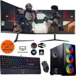 İzoly Charon X i5-10400F 32GB RAM 512GB SSD 6GB GTX 1660 Super FreeDOS 24 inç Dual Monitör Oyun Bilgisayarı
