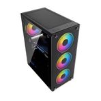 IZOLY Phantom 450W PSU 4x120MM RGB FAN Gaming Kasa