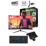 İzoly T12X Ryzen 5 5500 16GB 512 M.2 Nvme Rx 580 8gb 24" Oyuncu Masaüstü Bilgisayarı