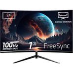 İzoly Vortex 2456 24" 100Hz 1ms (HDMI+VGA) Full HD Curved Monitör