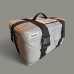 İzoval Lipo Pil Taşıma/saklama Çantası , Acil Durum Çantası, Batarya Taşıma Çantası Büyük Ebatlı Piller - Antrasit - Boy:45cm En:30cm Yükseklik:25cm