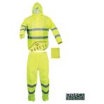 Izrasa Imperteks Reflektörlü Takım Yağmurluk Sarı - 2XL