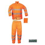 Izrasa Imperteks Reflektörlü Takım Yağmurluk Turuncu - 2XL