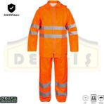 Izrasa Imperteks Reflektörlü Takım Yağmurluk Turuncu - SJ05A - XL