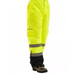 Izrasa ProLine 300D Oxford Sarı Çift Renkli Reflektörlü Pantolon
