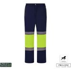Izrasa ™ Softshell Reflektörlü Lacivert Pantolon Dizler Oxford - Sarı